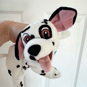 Vintage Disney Store 101 Dalmations Lucky dog beanie baby